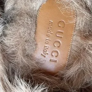 Gucci | Shoes | Gucci Princetown Red Velvet Fur Loafer  display picture 2